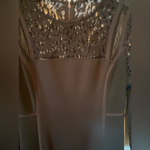 Rebecca Taylor Lace Combo Black Dress size 10 - Picture 5 of 8